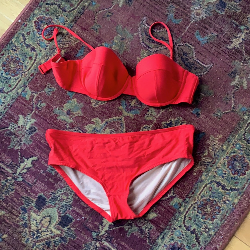Jcrew swim top - worn once!